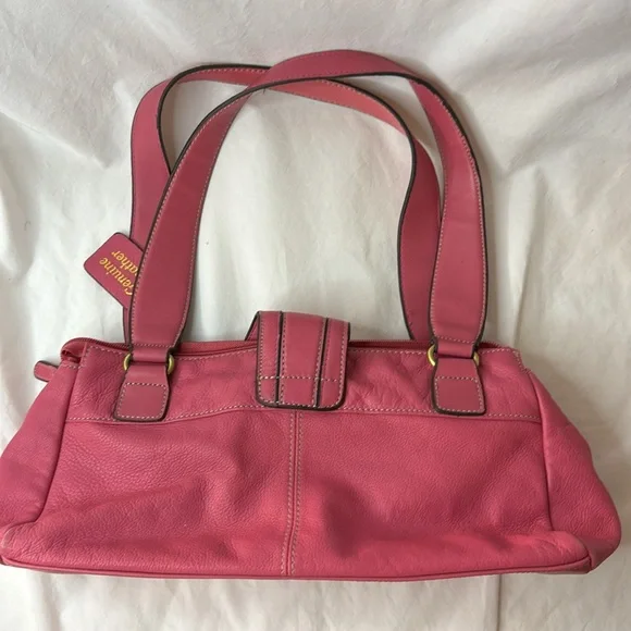 Genuine Pink Leather Purse - Picture 5 of 10